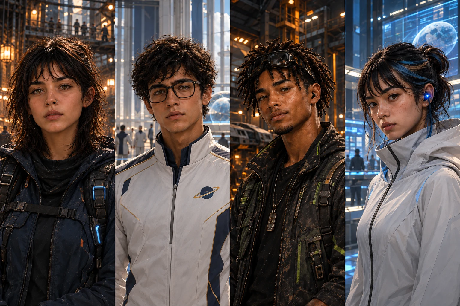 Miana Ortega, Kai Orlan, Jori Calder and Akari Yoshida